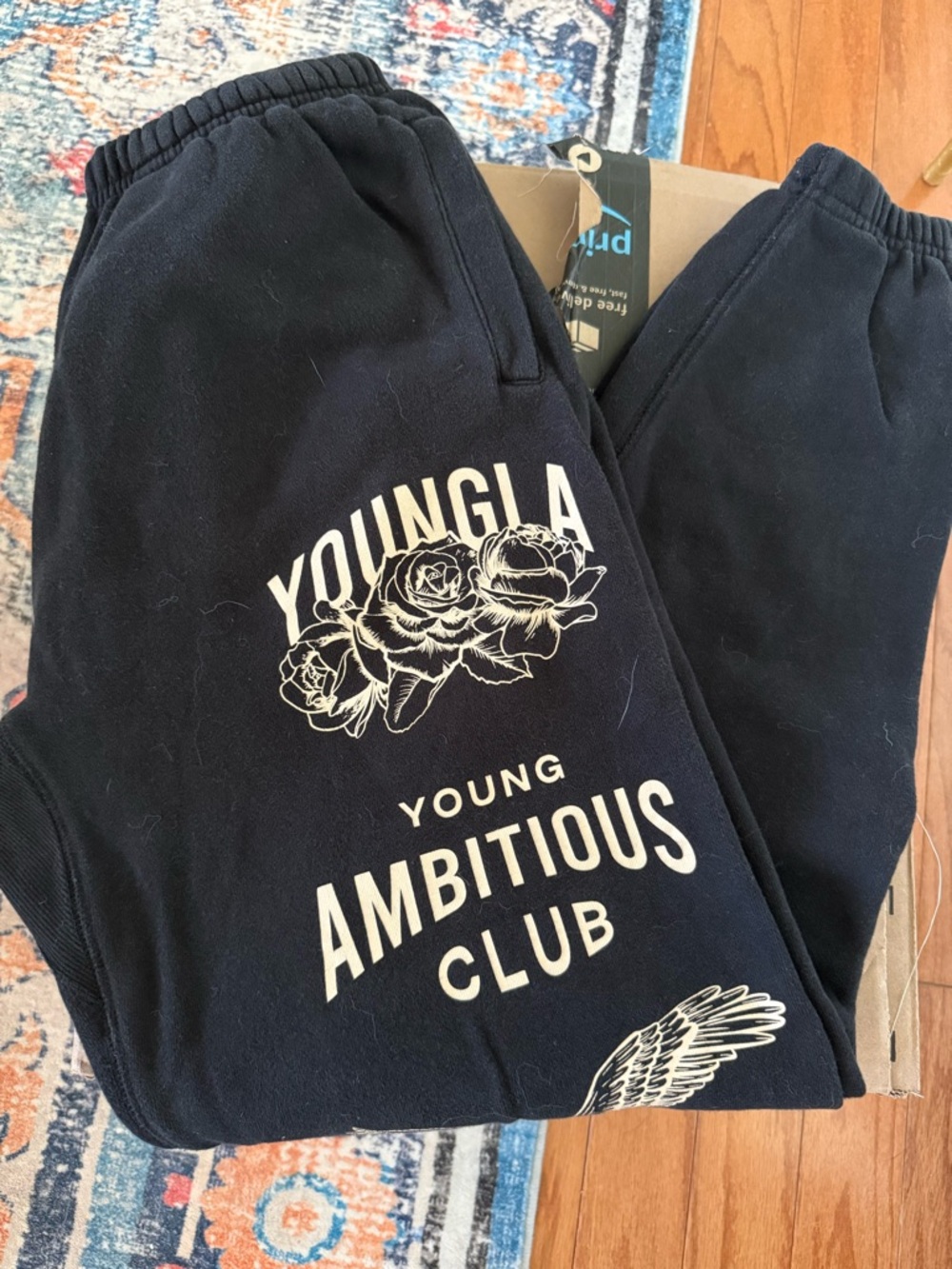 YoungLA Black Sweatpants